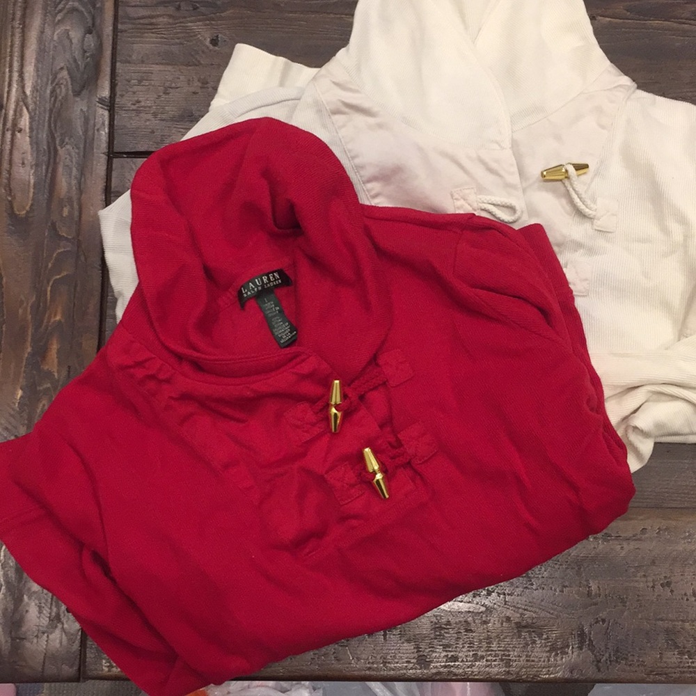 Two Ralph Lauren sweaters